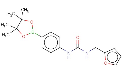 1-(FURAN-2-YLMETHYL)-3-[4-(4,4,5,5-TETRAMETHYL-1,3,2-DIOXABOROLAN-2-YL)PHENYL]UREA